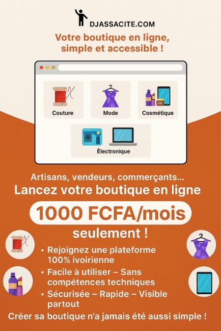  Lancez votre boutique pour presque rien !  Contactez-nous via WhatsApp en cliquant sur l’image 